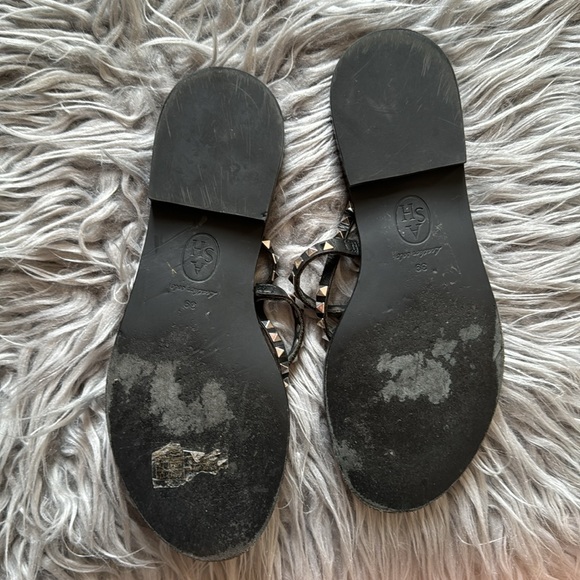 ASH Pulp Leather Studded Sandals 9